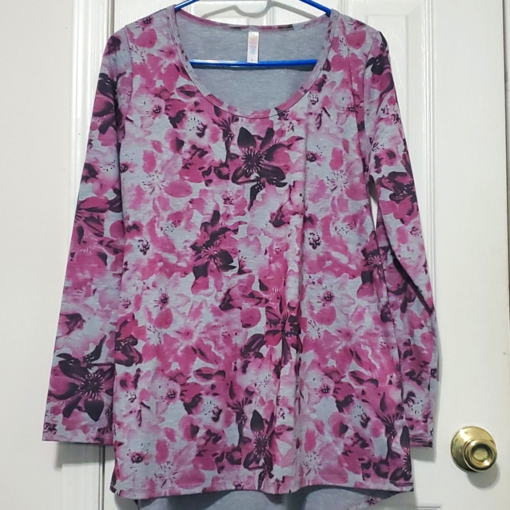 EUC LuLaRoe Lynnae top sz Large